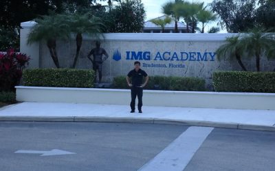 Coach Tan at the IMG Academy, Florida