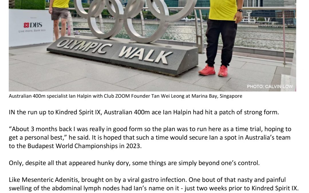 Fastest 400m Run In Singapore At Kindred Spirit IX